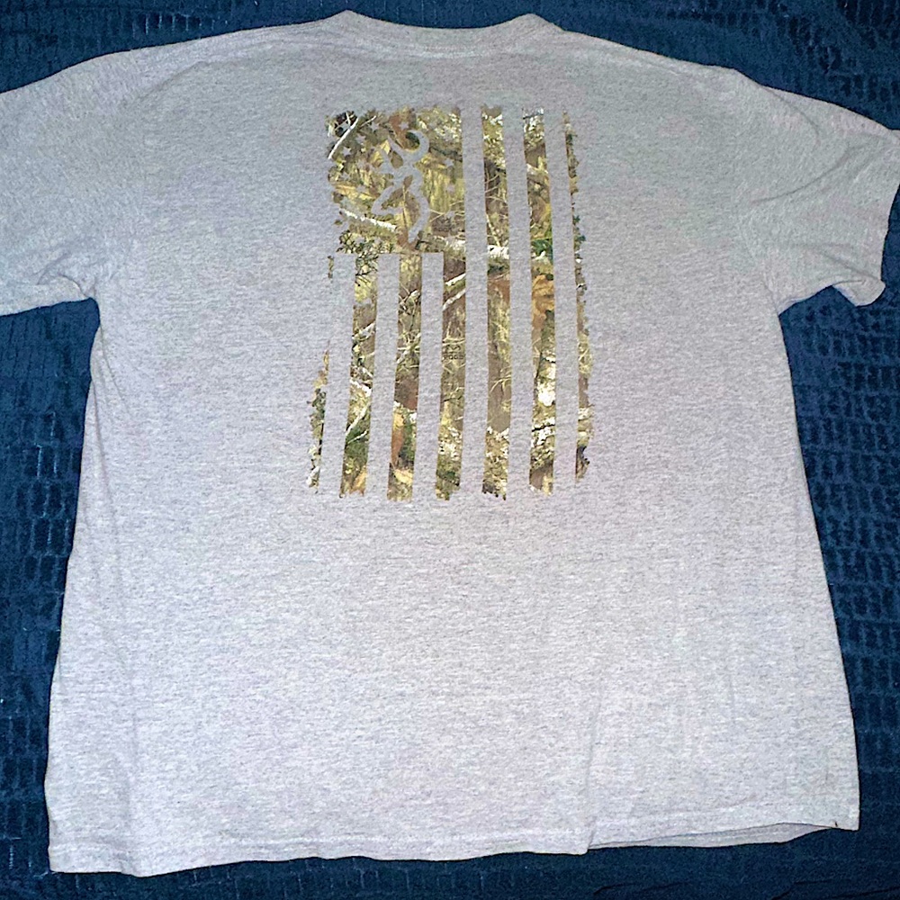 Browning Camo Flag Tee